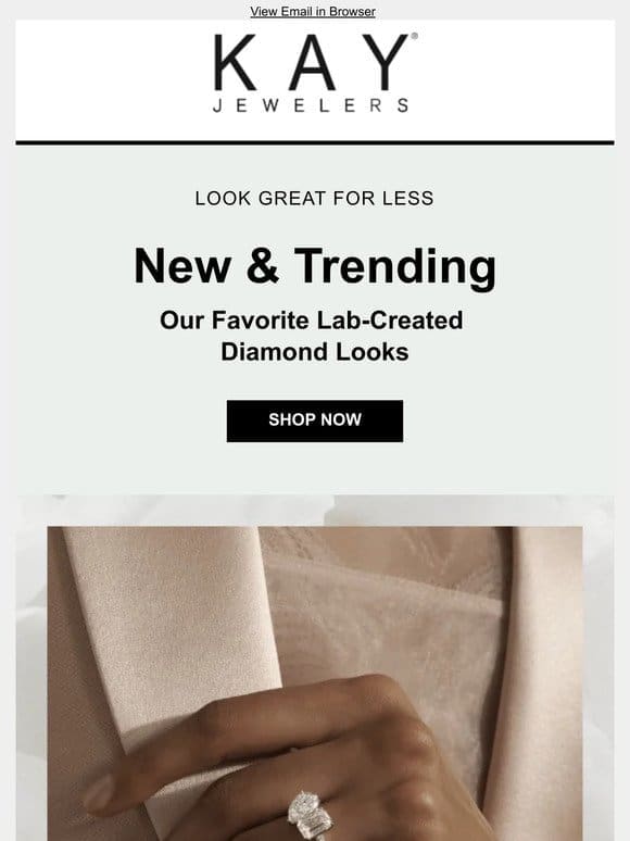 ✨ New & Trending: Lab-Created Diamonds