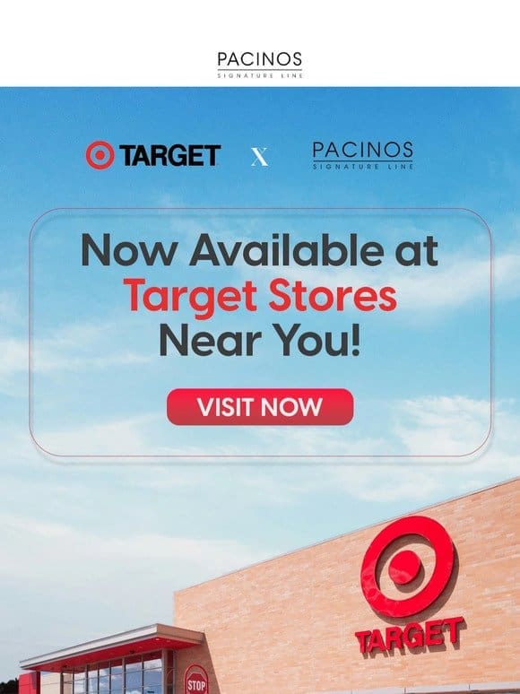⭕ PACINOS AVAILABLE  AT TARGET