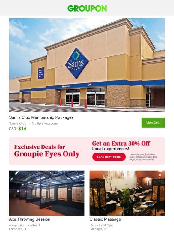 ， Get Your Sam’s Club Membership For Only $14!