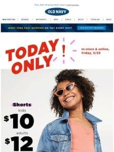 $12 shorts (really!)