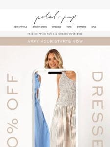 2 Days Only: 30% OFF ALL DRESSES