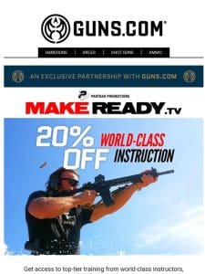 ? 20% OFF On World-Class Training!