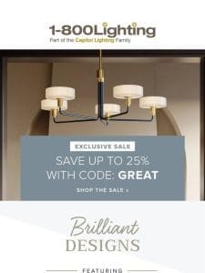 20% Off Brilliant Designs ? Craftsmanship and Innovation