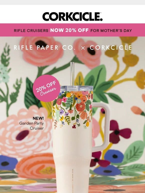 20% Off Rifle Paper Co. Cruisers!