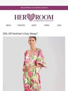 20% Off Sleepwear