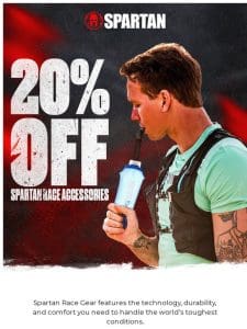 20% Off Spartan Race Accessories