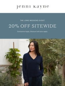 20% Off—But Almost Gone