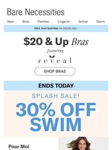 $20 & Up Bras: Reveal， Bali， Glamorise & More!