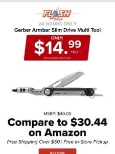 24 HOURS ONLY | GERBER MULTITOOL | FLASH SALE