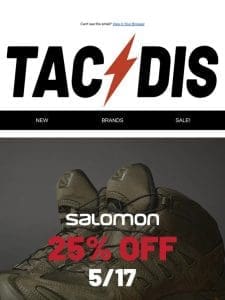 25% OFF SALOMON FORCES