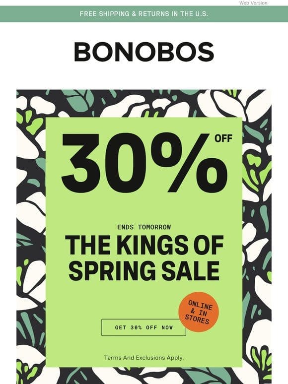 30% Off Every Kind of Shirt ?