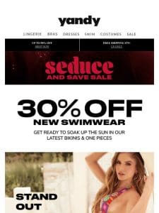 30% Off NEW Swimwear   Let’s Get Wet