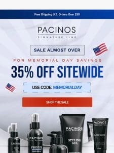 35% Off Continues
