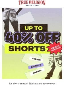 40% OFF SHORTS ENDING SOON ❗❗