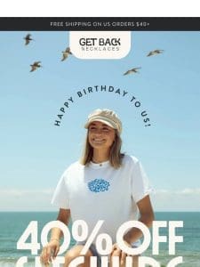 40% OFF SITEWIDE