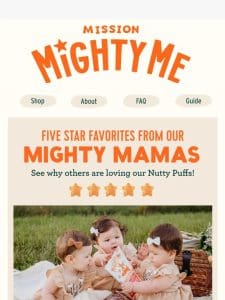 5 star favorites from our Mighty Mamas! ⭐