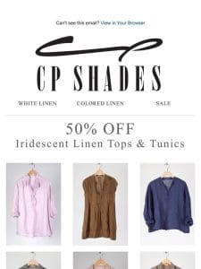 50% OFF Iridescent Tops & Tunics