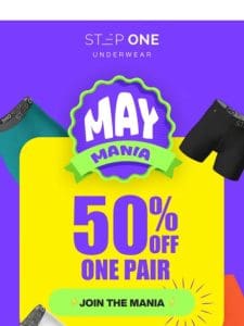50% OFF One Pair