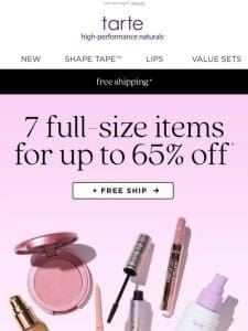 7 picks for up to 65% off?!