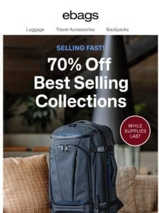 70% Off Best Selling Collections