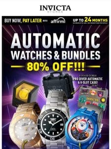 80% OFF AUTOMATICS & Watch Bundles❗️