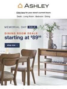 $89.99 and Up – Make Memories in Your Dining Room!
