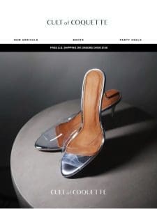 A Classic Glass Slipper With A New Heel