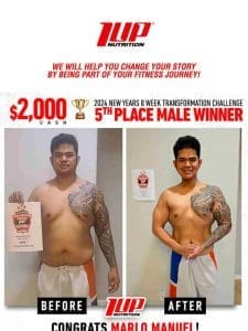 A Must See Transformation $2，000 Cash Winner