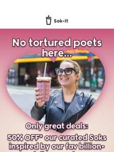 A Poetic Flash Sale ?? Up to 50% OFF