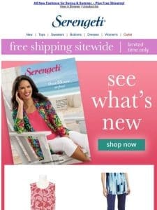All New Fashions for Spring & Summer ~ Plus Free Shipping ~ Shop Now!