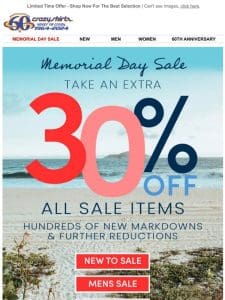Aloha Friday Savings   EXTRA 30% Off All Sale Items!