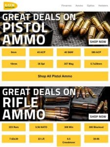 Ammo Deals Happening Now