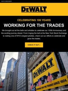An Epic Way to Thank the Trades