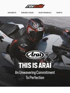 Arai Has An Unmatched Commitment To Excellence