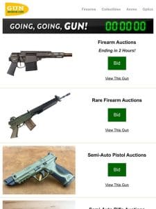 Auctions Ending Tonight