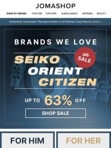 BRANDS WE ??: SEIKO， CITIZEN， ORIENT