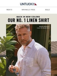 Back In New Colors: Our No. 1 Wrinkle-Resistant Linen