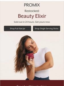 Back In Stock: Beauty Elixir by Krissy Cela