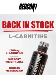 [Back in Stock] Get your hands on L-Carnitine， Fat burner