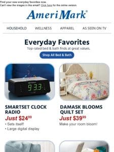 Bed & Bath Must-Haves at Low Prices!