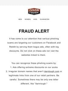 Beware of Scammers