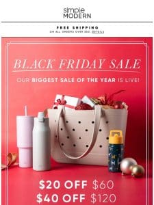 Black Friday Savings Today!!