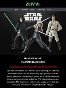 Brand New! Hasbro Star Wars Skywalker & Obi-Wan Figures