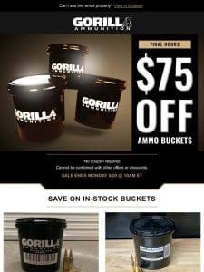 Buckets That Won’t Break The Bank