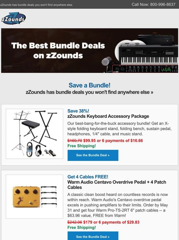 Bundle Deals: Up to 38% Off!