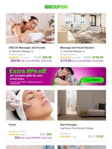 CBD Oil Massages and Facials and More