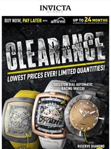 CLEARANCE Watches Lowest Prices EVER❗️