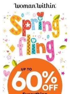 ? CLICK QUICK! Up To 60% Off Everything!