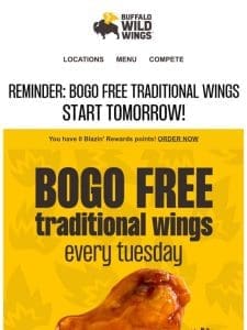 Can’t contain your excitement for BOGO Tuesdays?