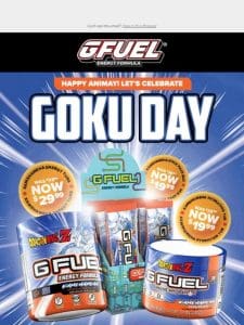 Celebrate AniMay with Goku Day